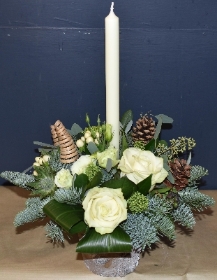 Christmas Candle Arrangement